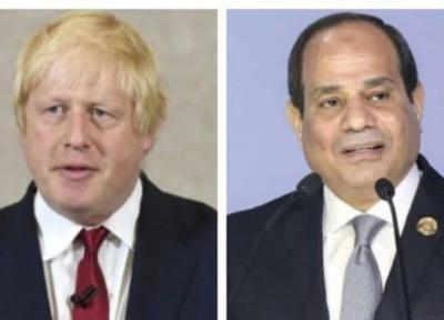 گفت وگوی تلفنی نخست وزیر انگلیس و رئیس جمهور مصر