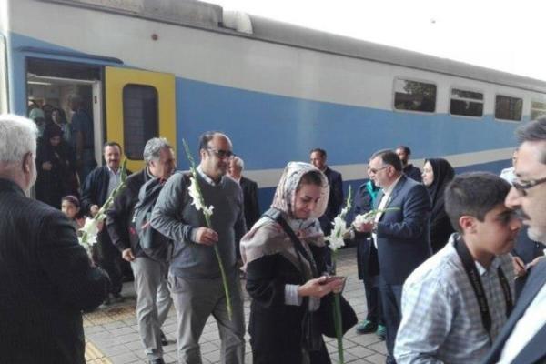 ورود دومین قطار گردشگری مشاهیر ایران به نیشابور