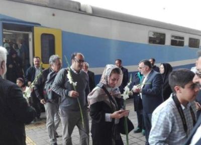 ورود دومین قطار گردشگری مشاهیر ایران به نیشابور