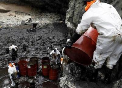 تهدید حیات دریایی پس از نشت نفت در پرو