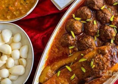 طرز تهیه خورشت بادمجان با گوشت قلقلی