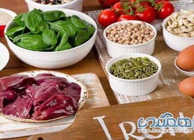 ترکیب های غذایی برای درمان کم خونی